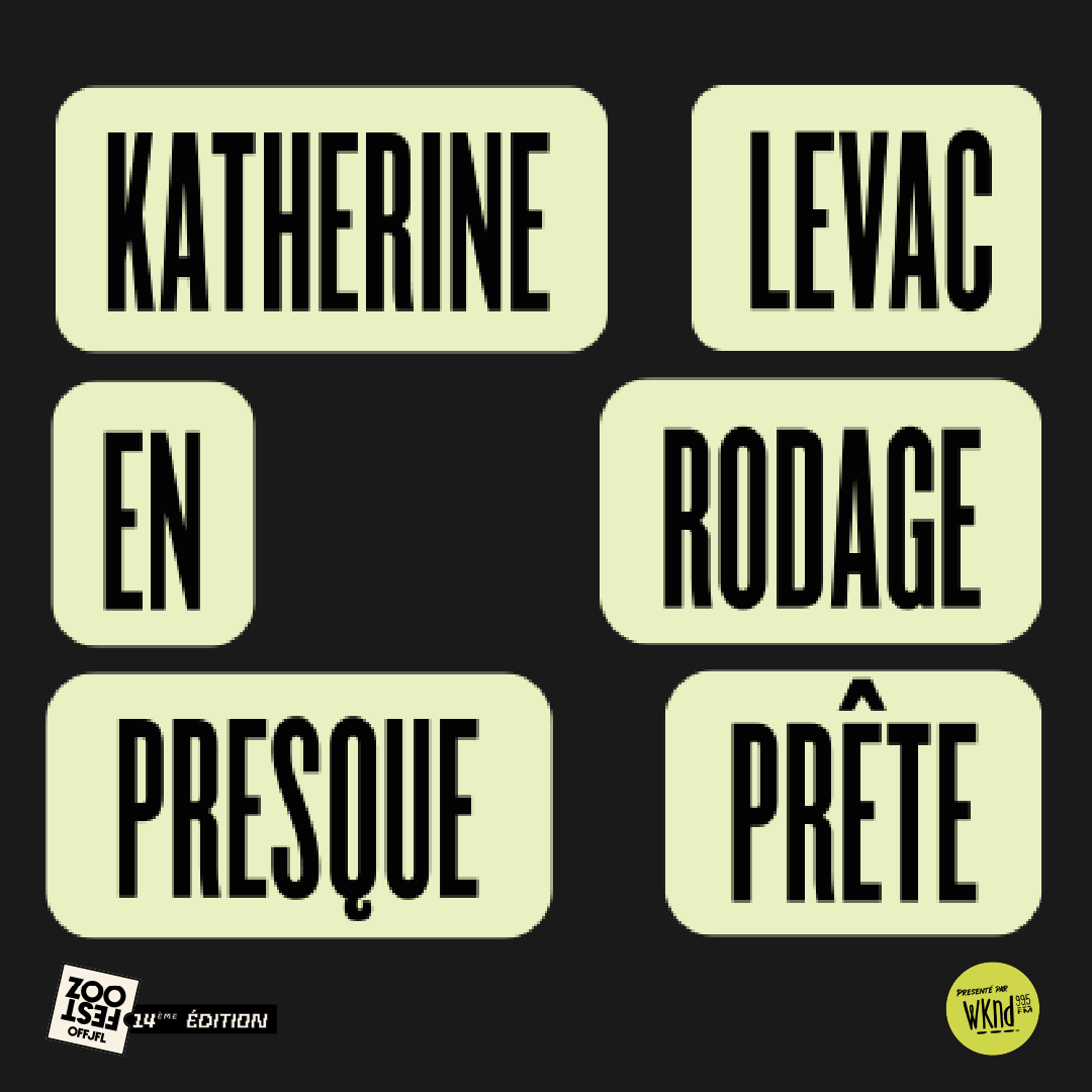 Katherine Levac en rodage